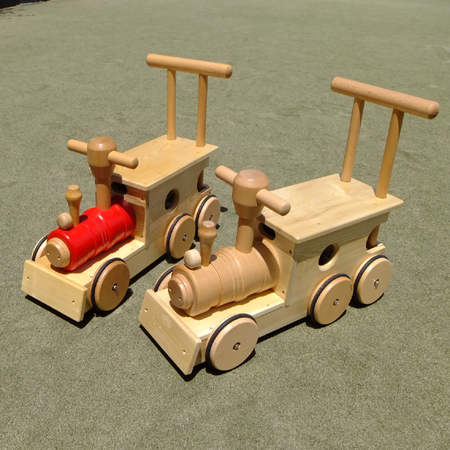 野中製作所 木's 乗用ポッポ 子供 乗り物 乗用玩具 手押し車